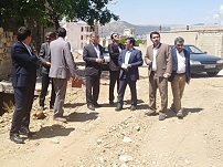 بازدید شهردار و رئیس شورای شهر از مناطق مختلف یاسوج