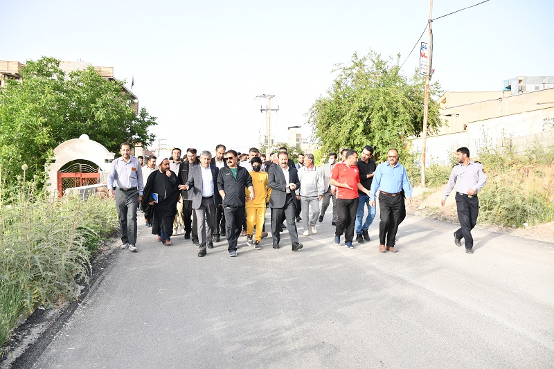 پیاده روی کارکنان شهرداری