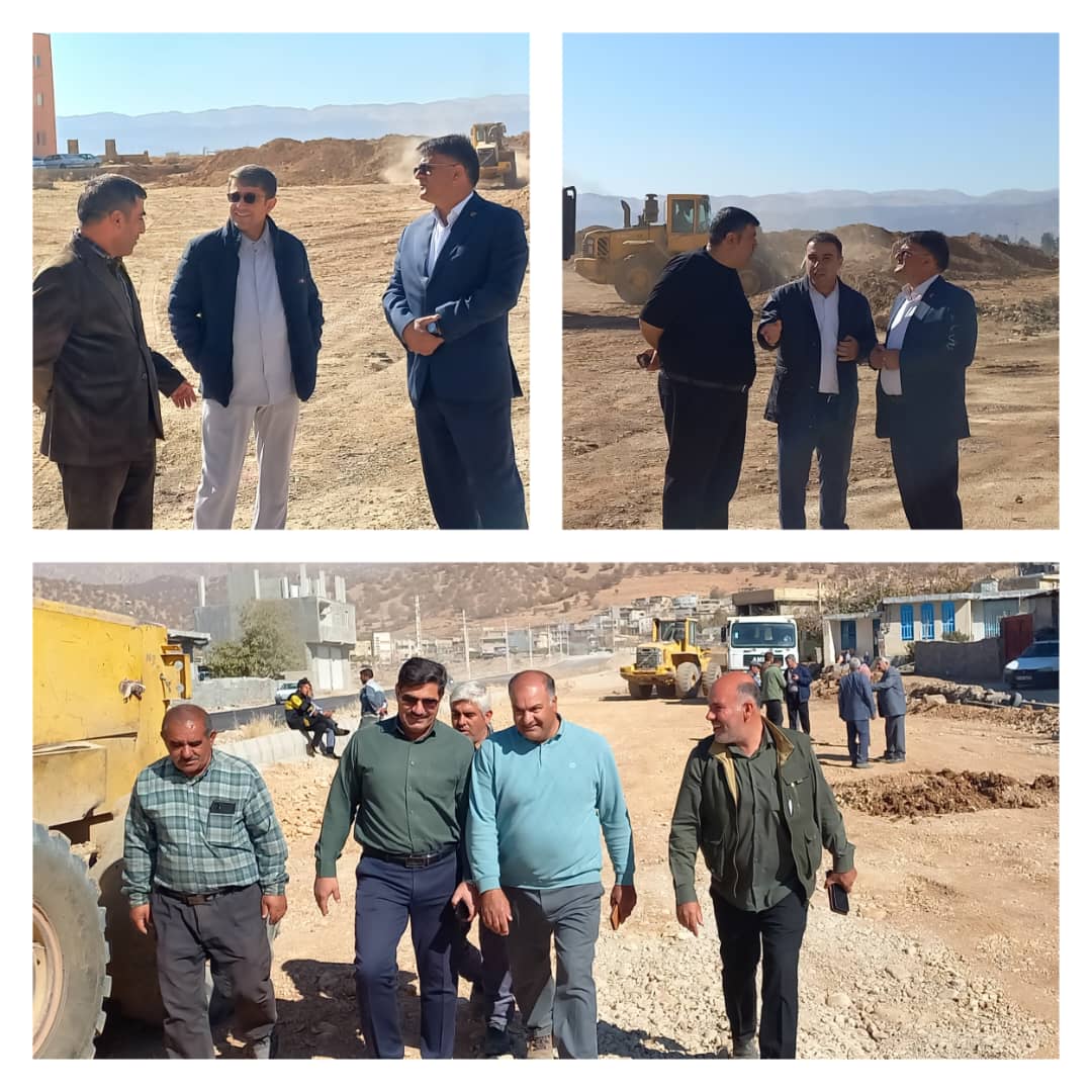 بازدید میدانی شهردار یاسوج از دو پروژه بزرگ شهری
